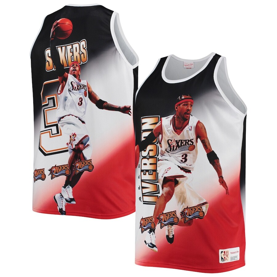 

Майка Mitchell & Ness Philadelphia 76Ers, черный