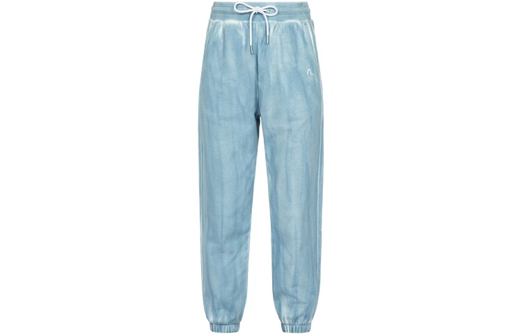 

Трикотажные спортивные штаны женские синие Evisu