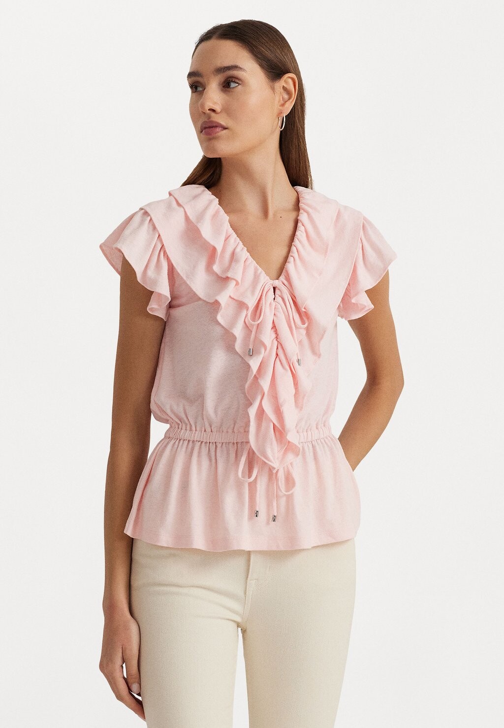 

Блузка TINSHELLY Lauren Ralph Lauren, розовый