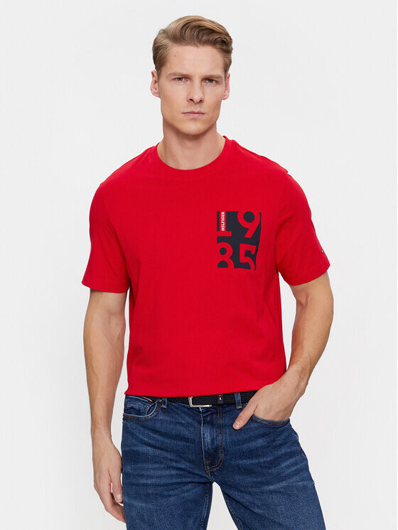 

Футболка стандартного кроя Tommy Hilfiger, красный