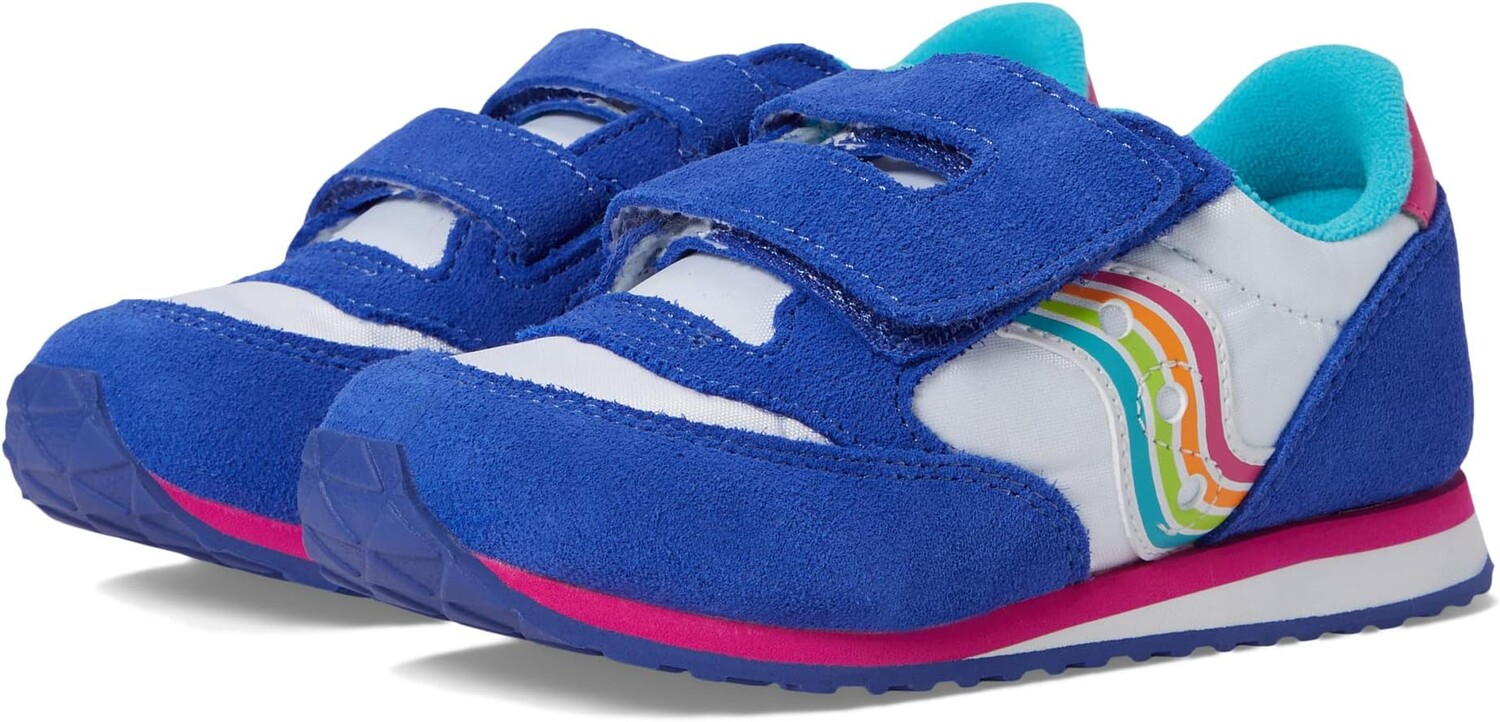 

Кроссовки Originals Jazz Hook & Loop Saucony Kids, цвет Blue/White/Stripe