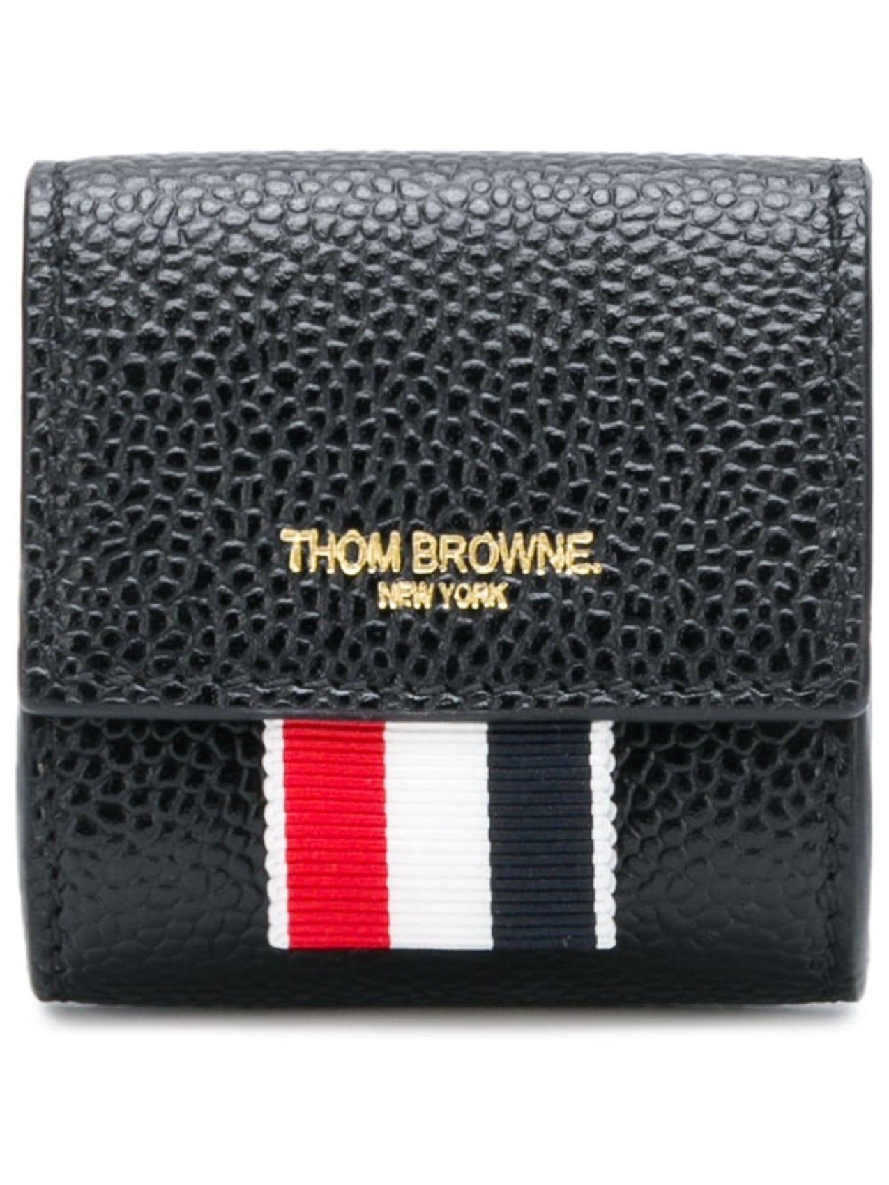 

Кошелек для монет с логотипом Thom Browne, черный