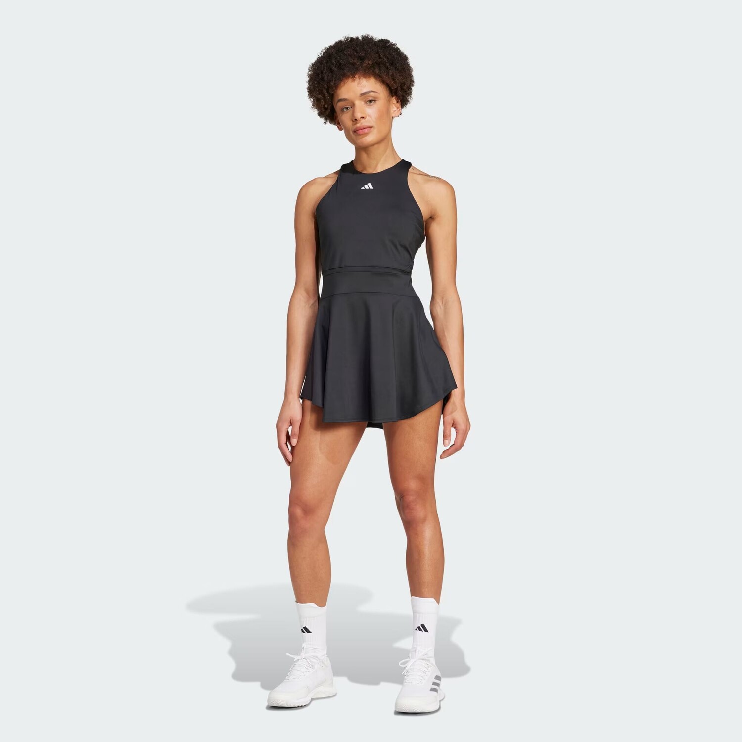 

Теннисное платье-футболка HEAT.RDY Adidas, цвет Black