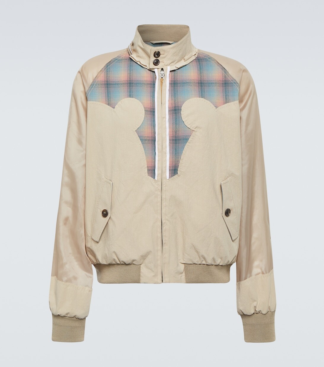 

Бомбер из смесового хлопка из коллаборации с Pendleton Maison Margiela, бежевый