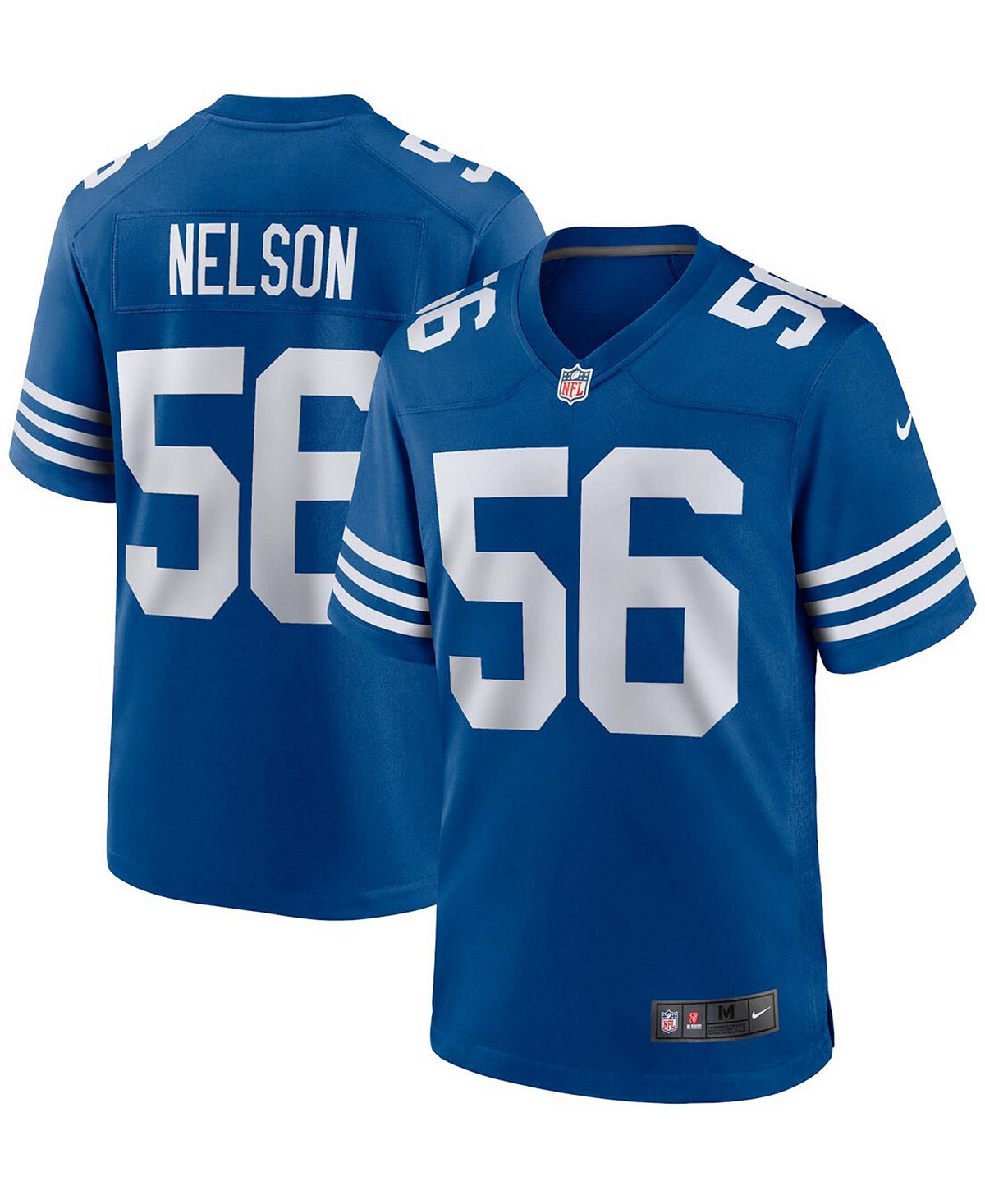 Мужское джерси Quenton Nelson Royal Indianapolis Colts Alternate Game Джерси Nike