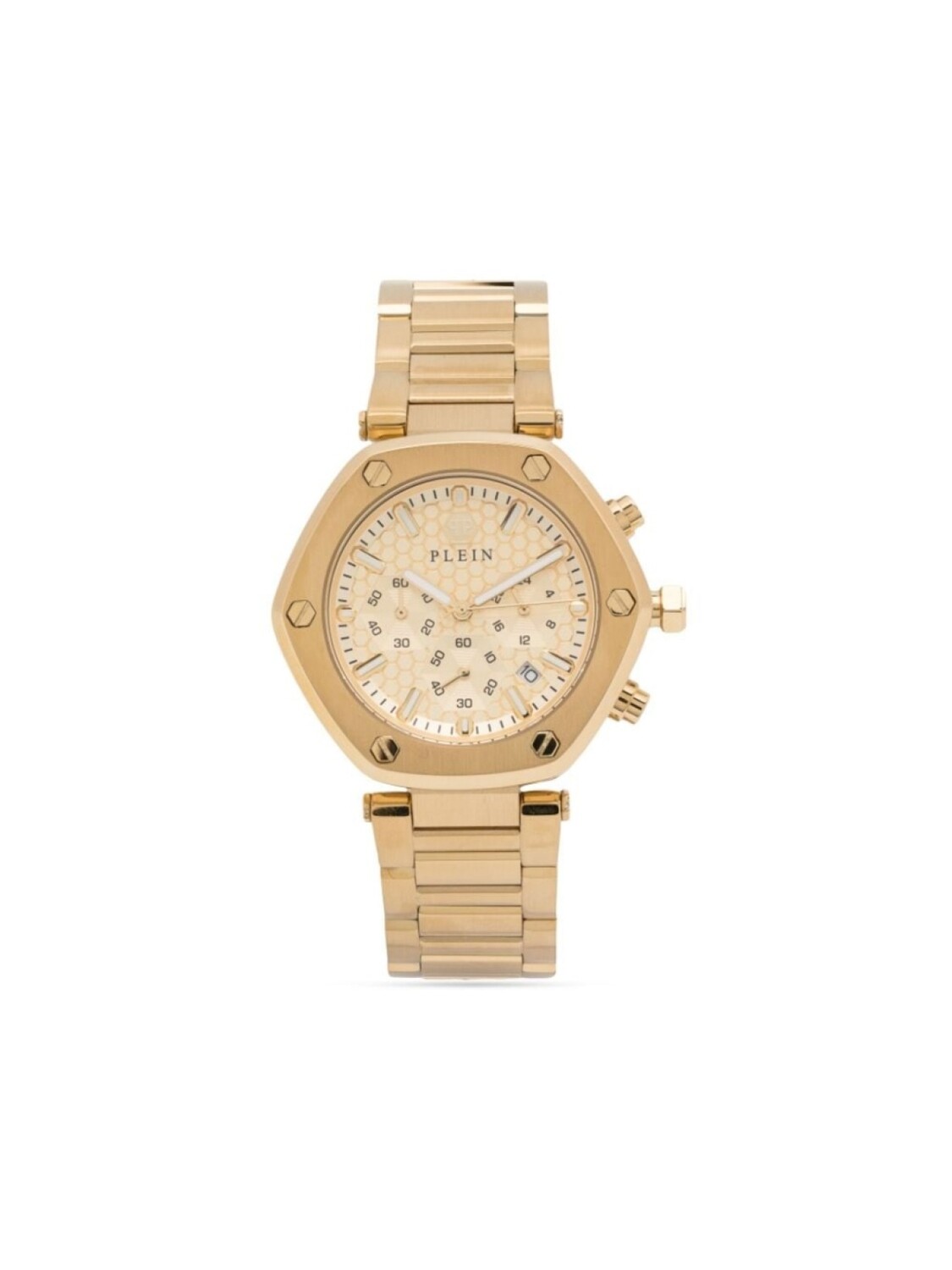 

Philipp Plein наручные часы The Hexagon 42 мм, золотистый