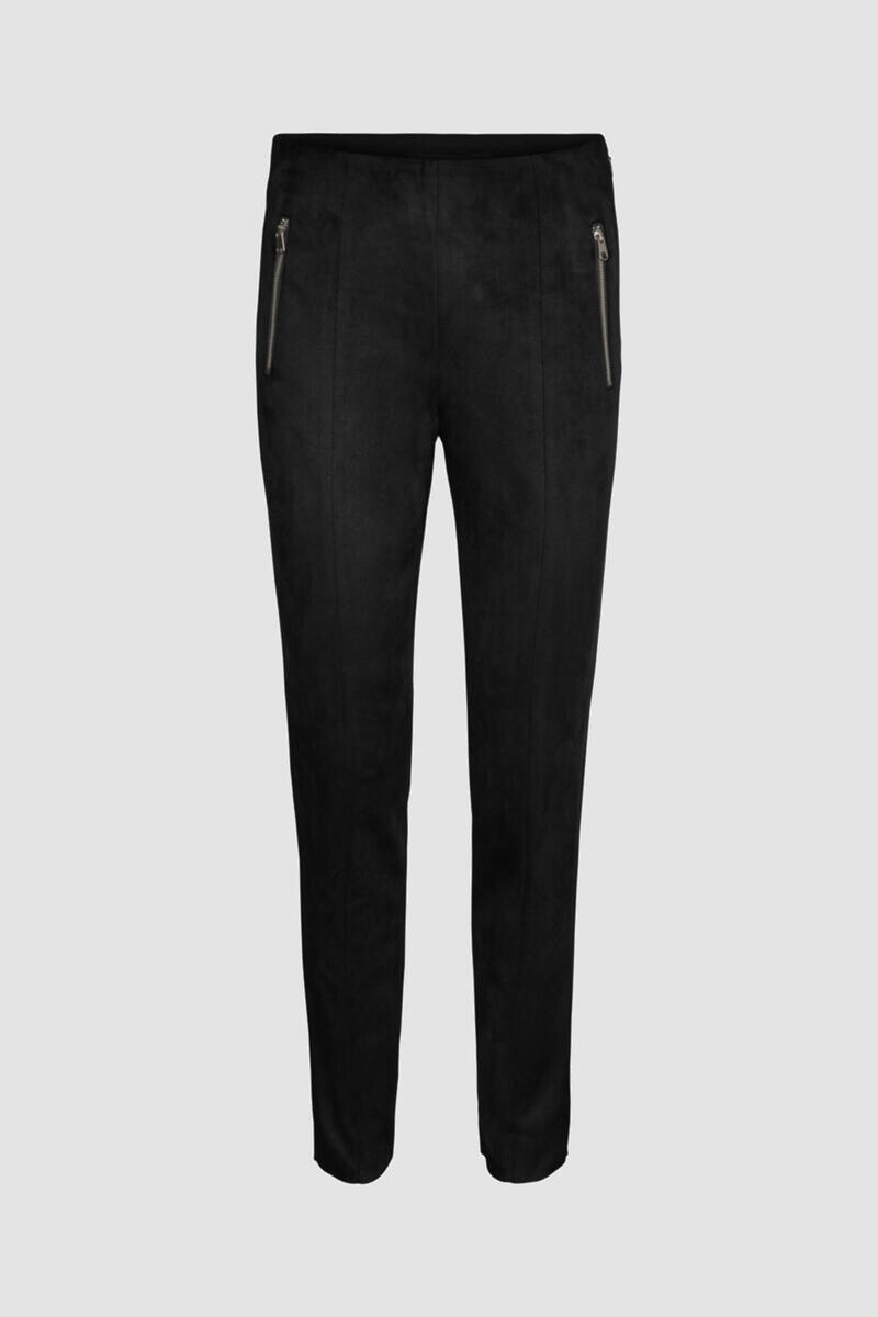 

Брюки-леггинсы из искусственной замши Vero Moda, черный