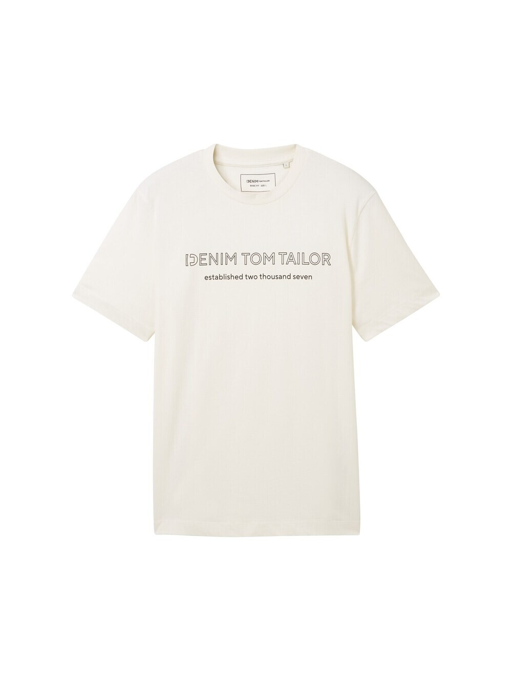 

Футболка TOM TAILOR DENIM, белый