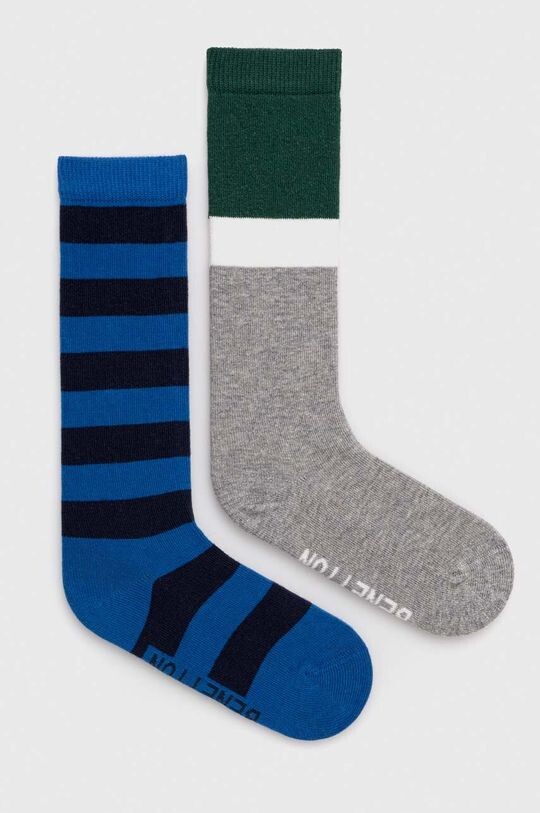 

Детские носки 2 упаковки United Colors of Benetton, синий