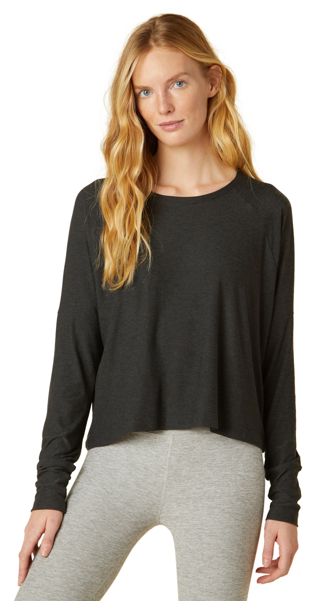 Пуловерная рубашка Daydreamer — женская Beyond Yoga, черный пуловер beyond yoga cropped velvet pullover