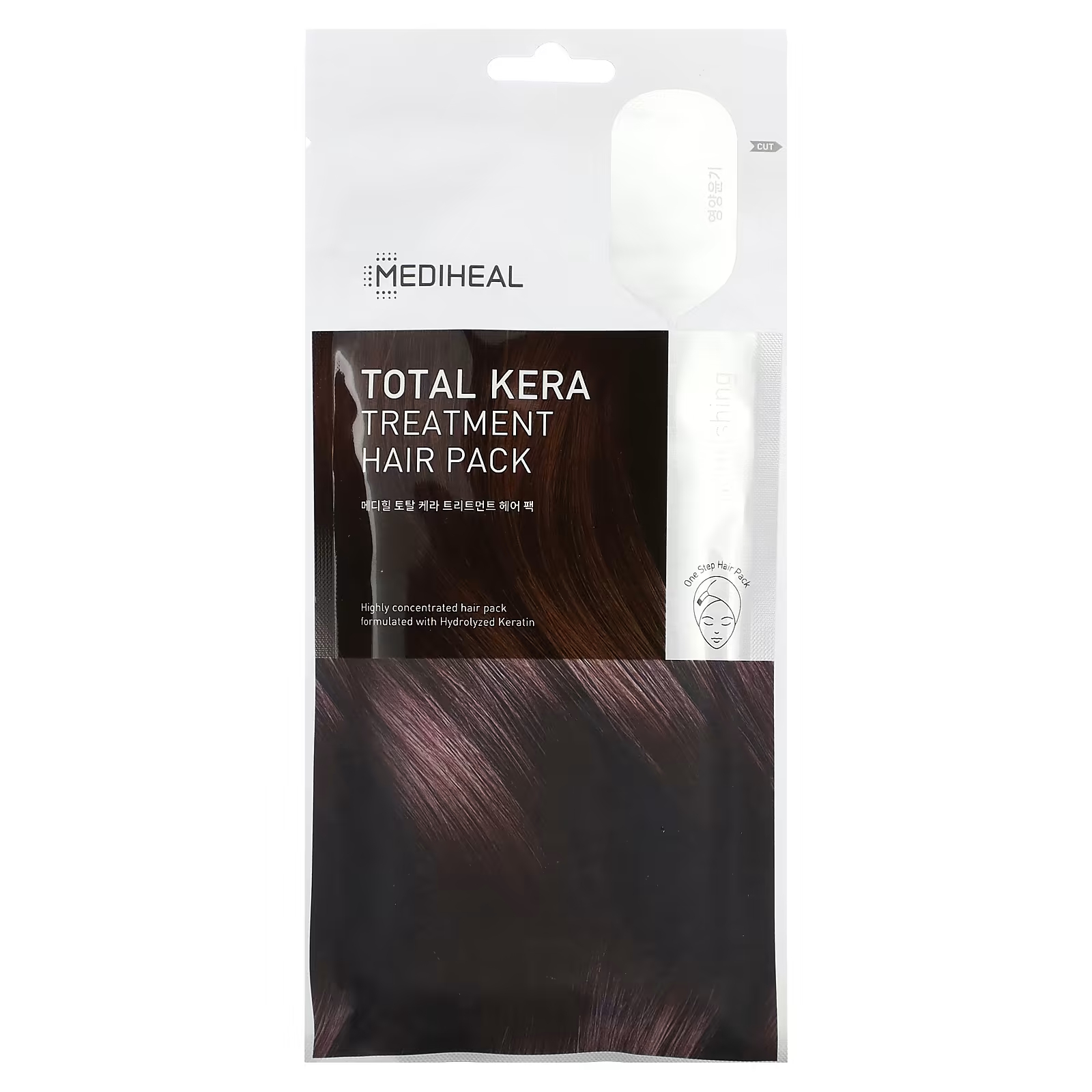 маска для волос завершающая – кератин 100 мл Маска для волос Mediheal Total Kera Treatment, 40 мл