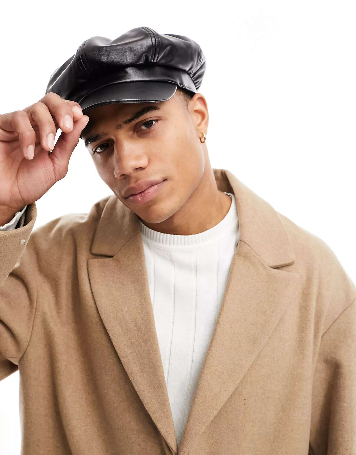 

Черная кепка Baker Boy ASOS