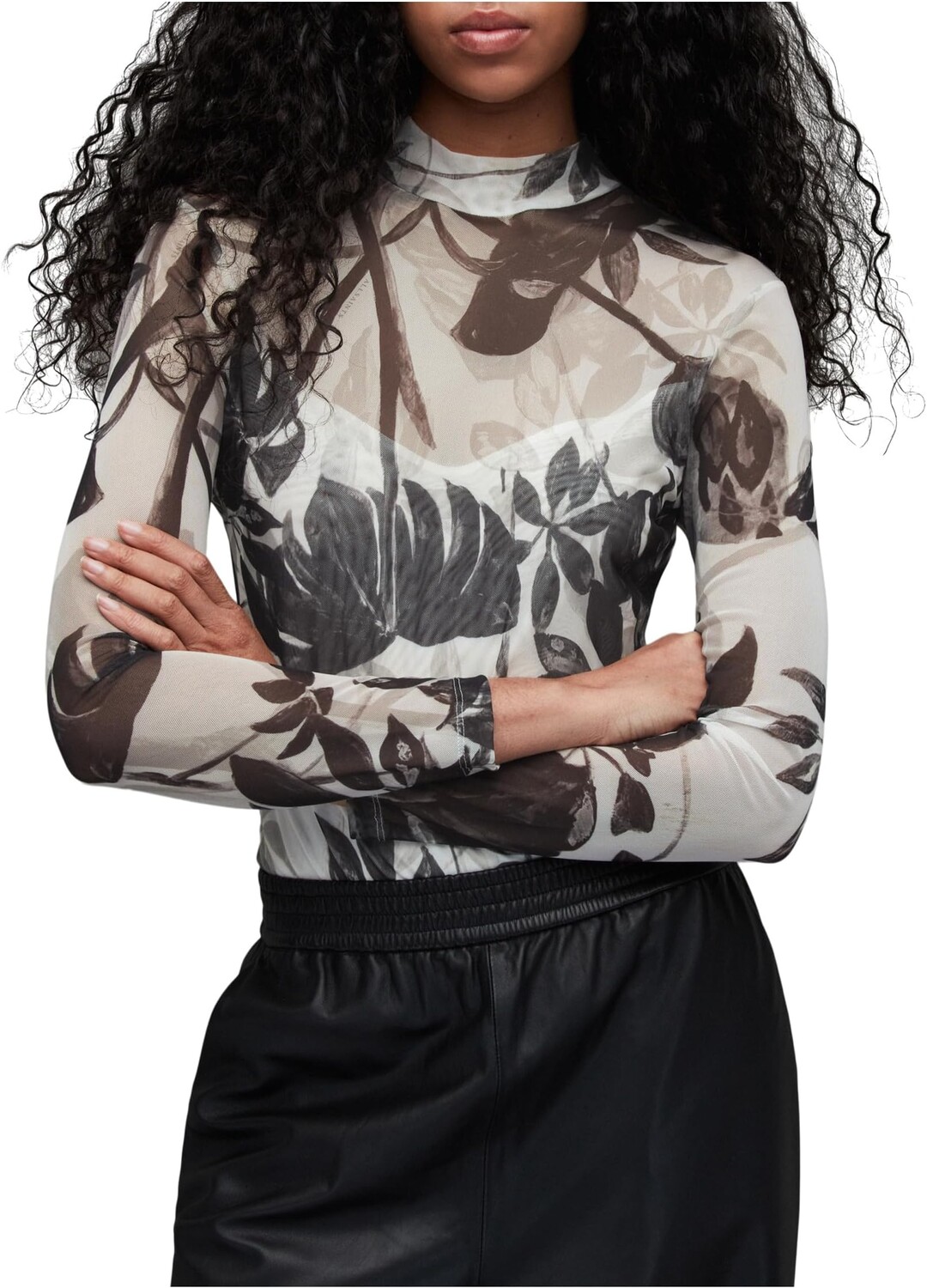 

Боди Elia Jackie AllSaints, цвет Ecru White
