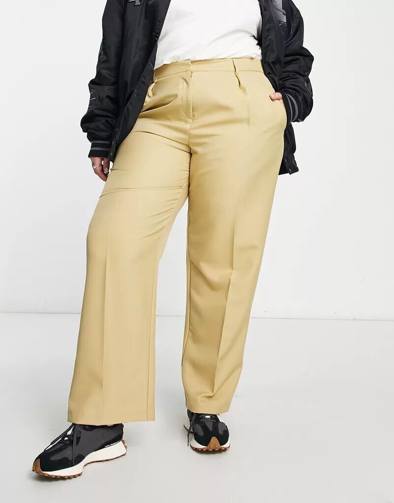 

Цветные повседневные брюки с напуском для мальчика ASOS Curve
