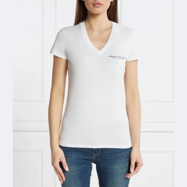 

Футболка стандартного кроя Armani Exchange, белый