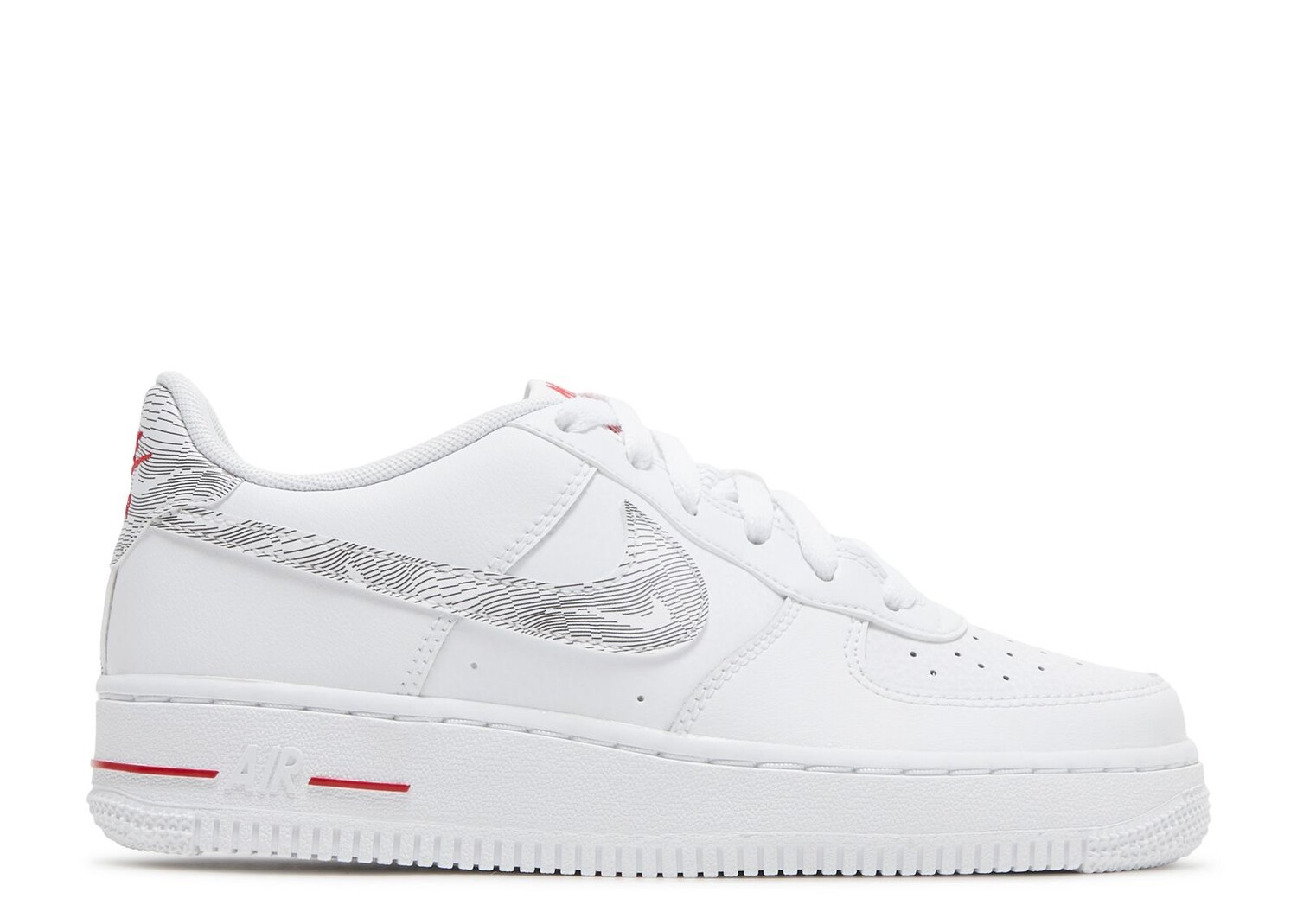 

Кроссовки Nike Air Force 1 Low Gs 'White University Red', белый