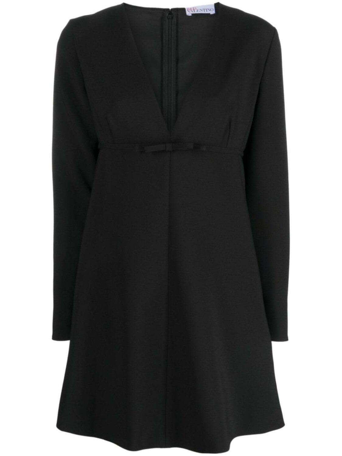 

RED Valentino платье мини с бантом, черный