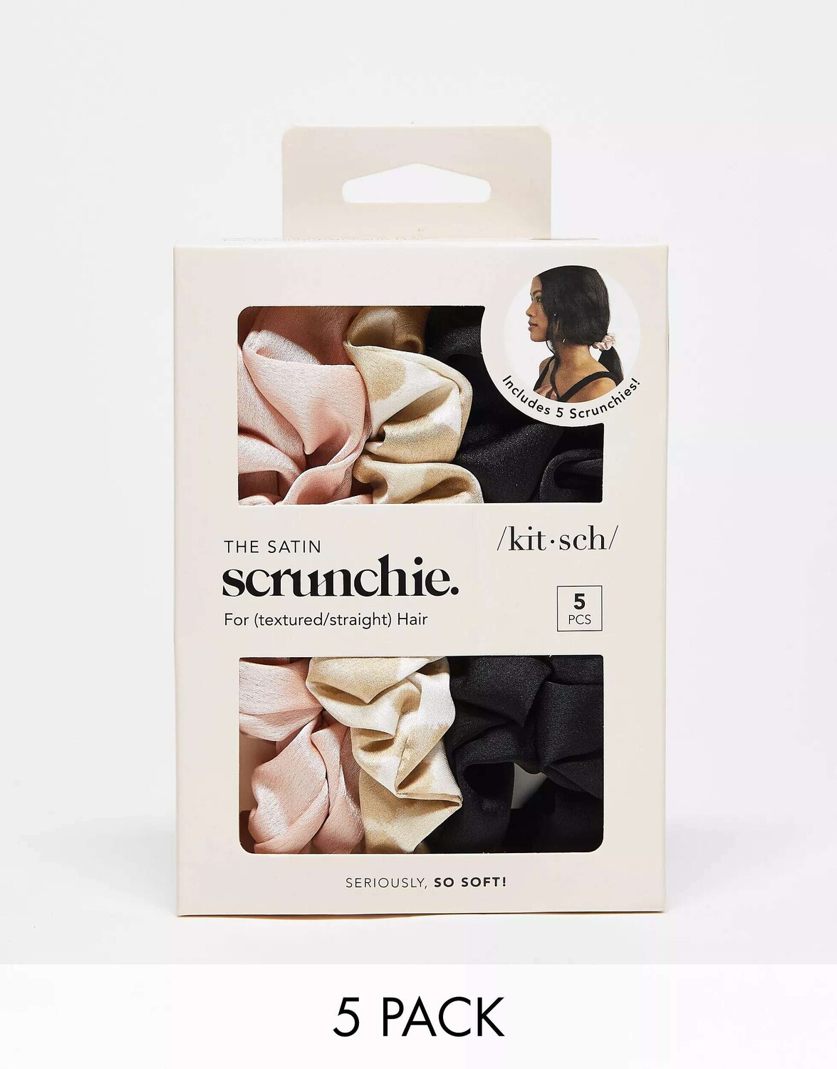 

Атласные резинки для сна в стиле китч, 5 шт. Kitsch
