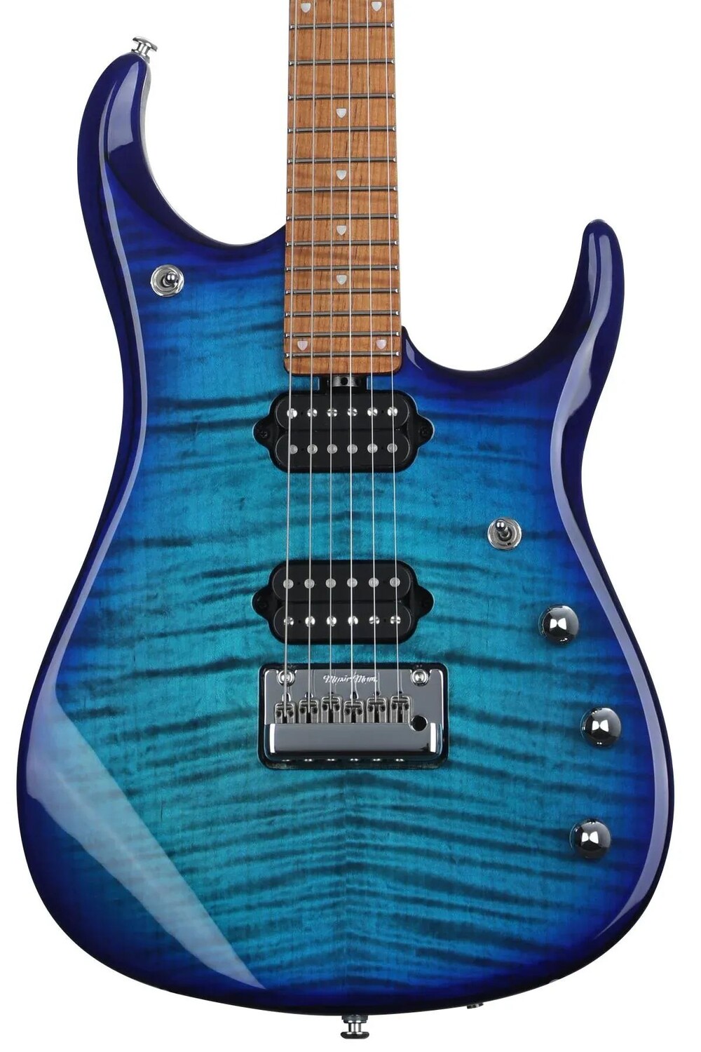 

Электрогитара Ernie Ball Music Man John Petrucci JP15 - Cerulean Paradise Flame