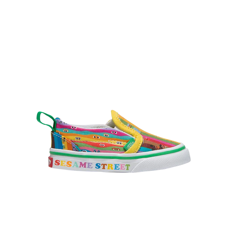 

Улица Сезам x Слипоны V для малышей Vans, мультиколор