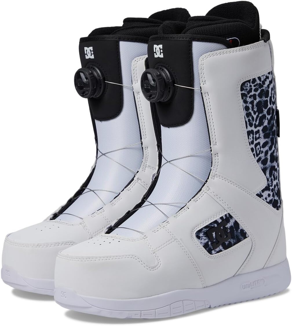 

Ботинки Phase BOA Snowboard Boots DC, цвет White/Black Print