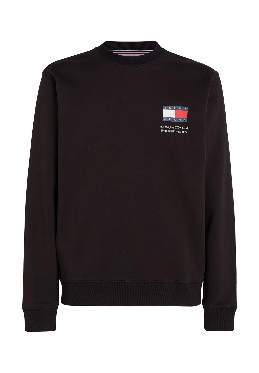 

Толстовка Essential Flag Cneck Unisex Tommy Jeans, черный