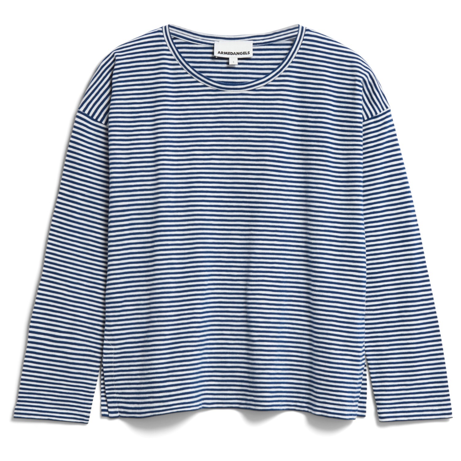

Лонгслив Armedangels Xianaa Lovely Stripes, цвет Faded Indigo/Oatmilk