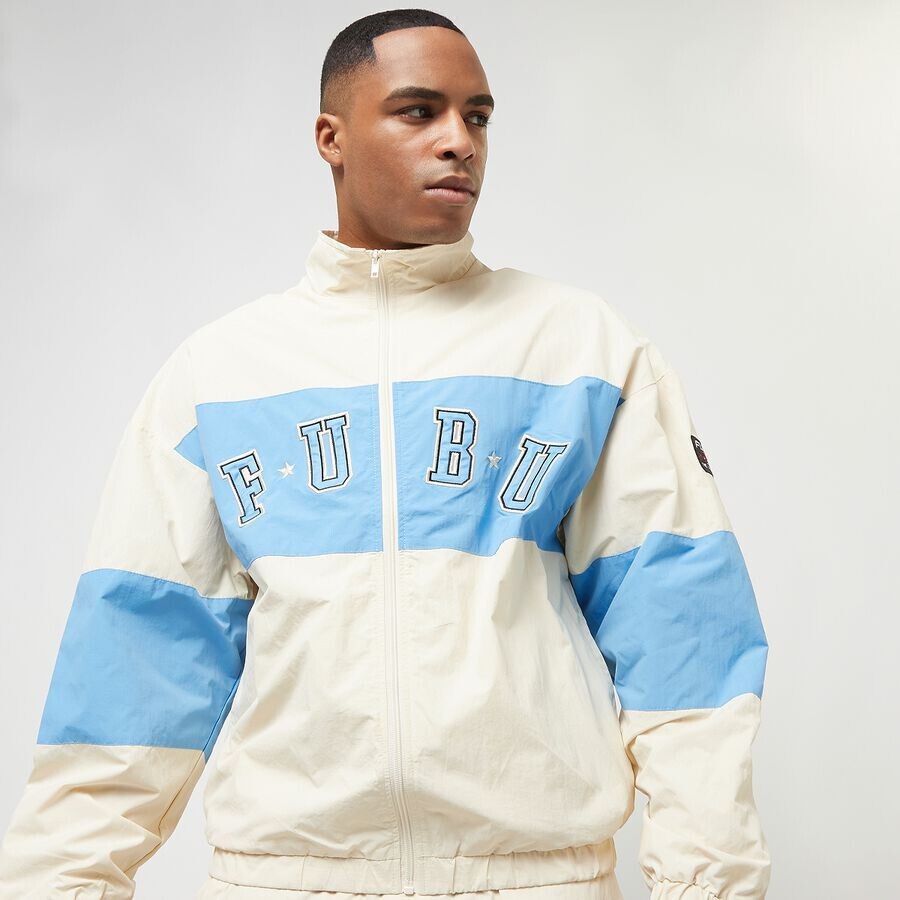 

Спортивная куртка College Block Fubu, цвет creme/light blue
