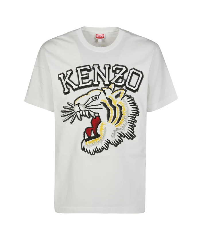 

Университетская куртка с тигровым узором Kenzo, белый