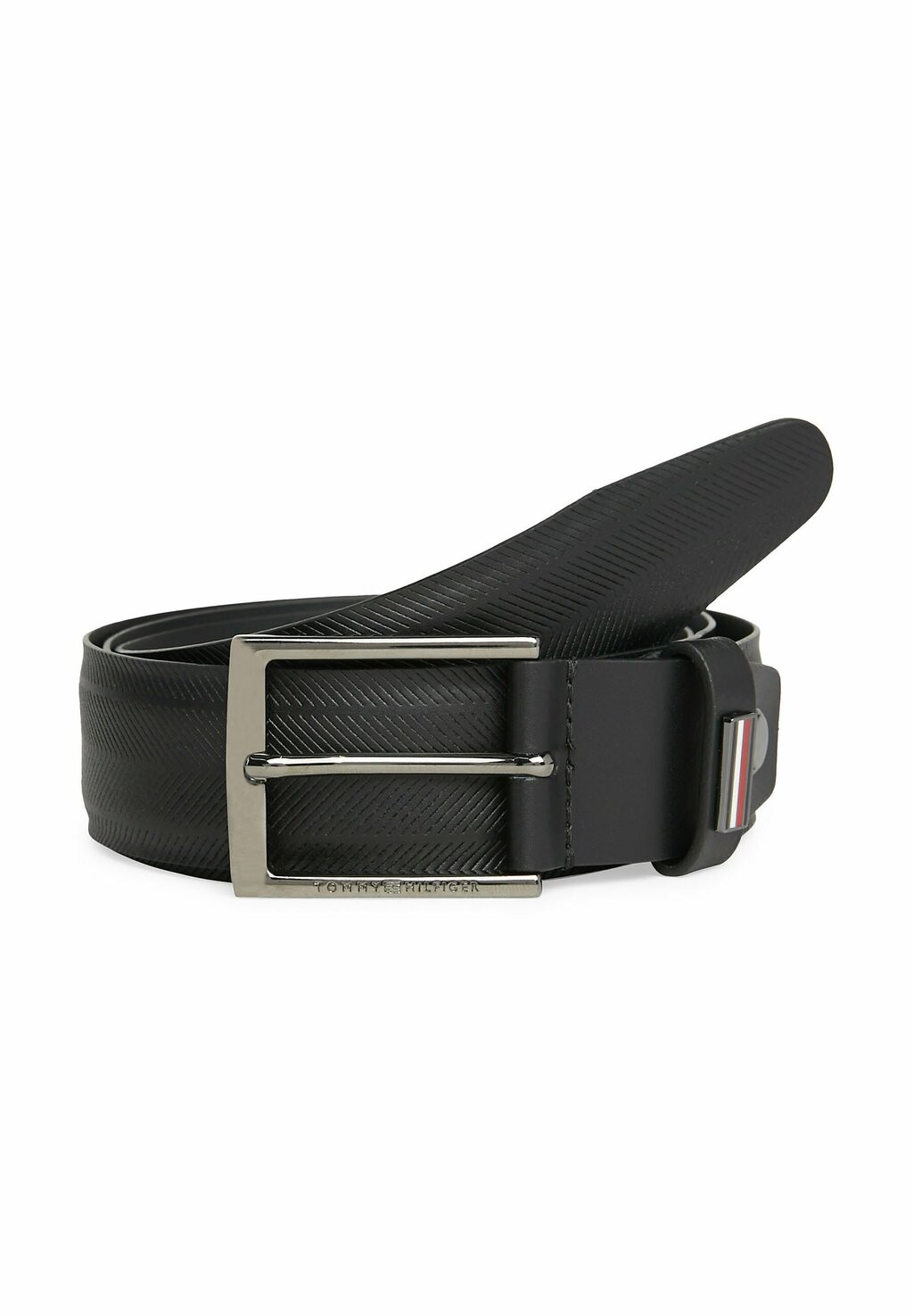 

Ремень TEXTURED Tommy Hilfiger, черный