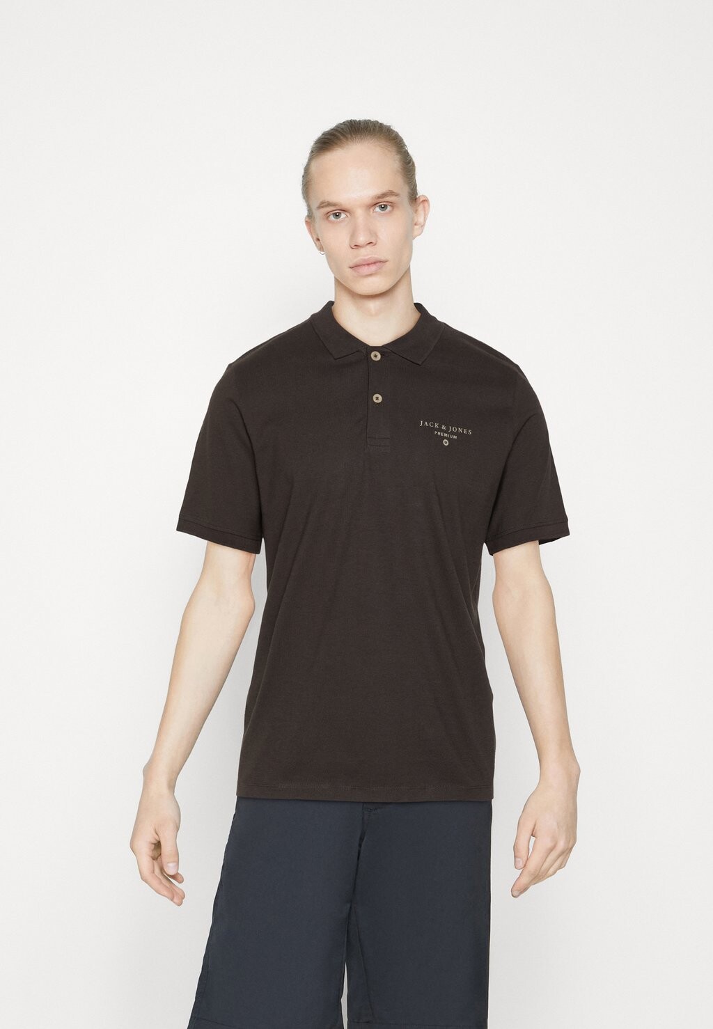 

Поло Jprccmason Jack & Jones, цвет schwarz