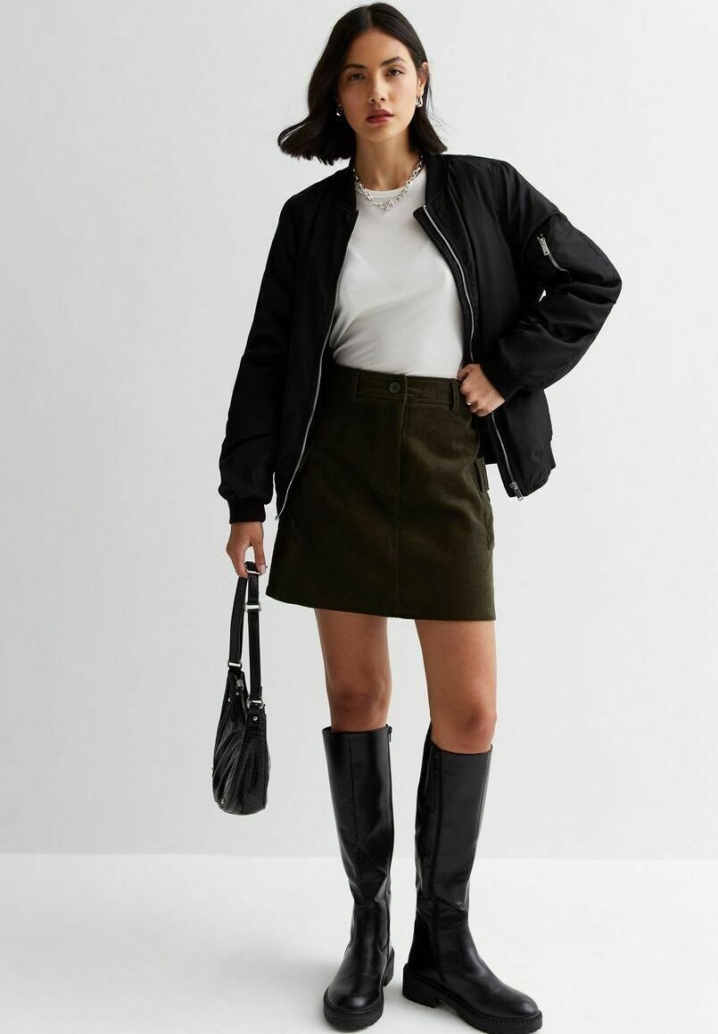 

Юбка А-силуэта New Look, цвет khaki