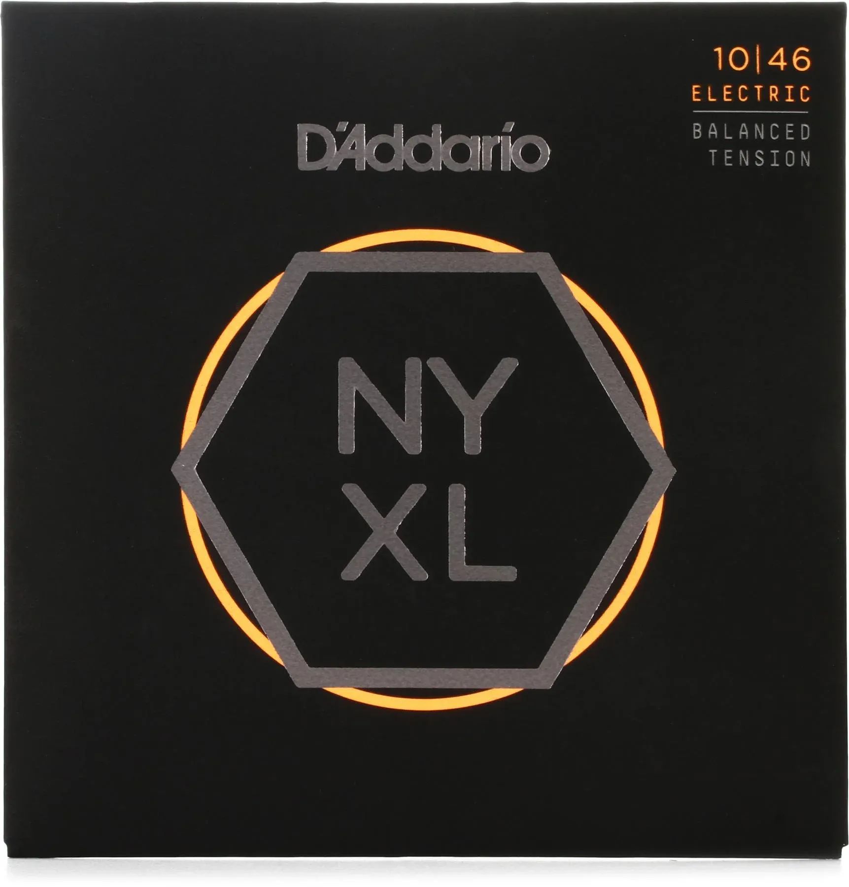 

Струны для электрогитары D'Addario NYXL1046BT NYXL с никелированной обмоткой — .010-.046, стандартные легкие, со сбалансированным натяжением