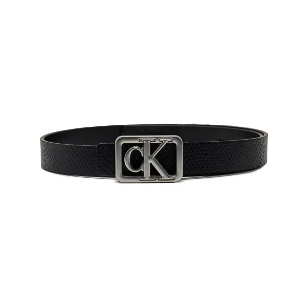 

Двусторонний кожаный ремень Calvin Klein, черный