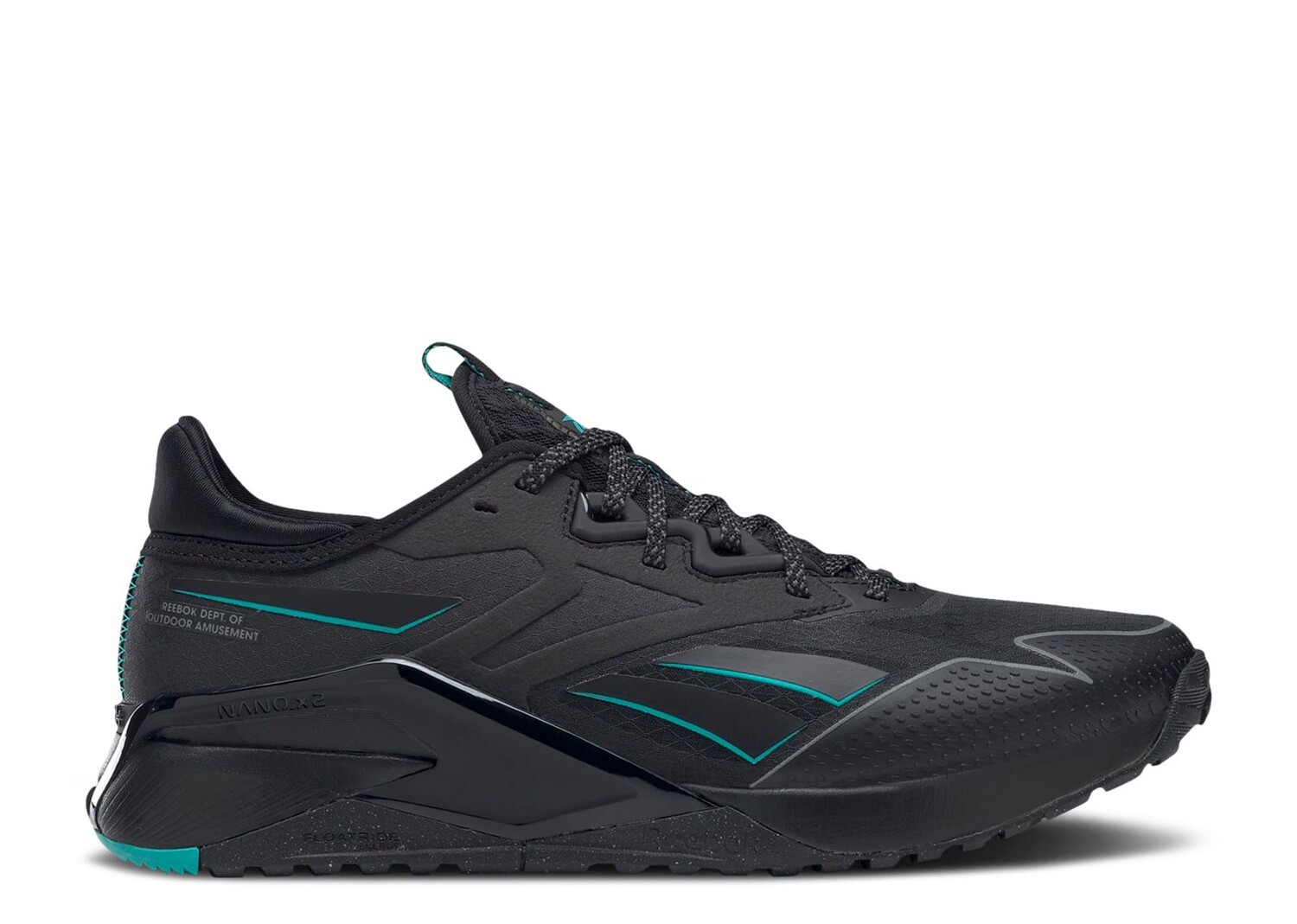 

Кроссовки Reebok Nano X2 Tr Adventure 'Black Classic Teal', черный