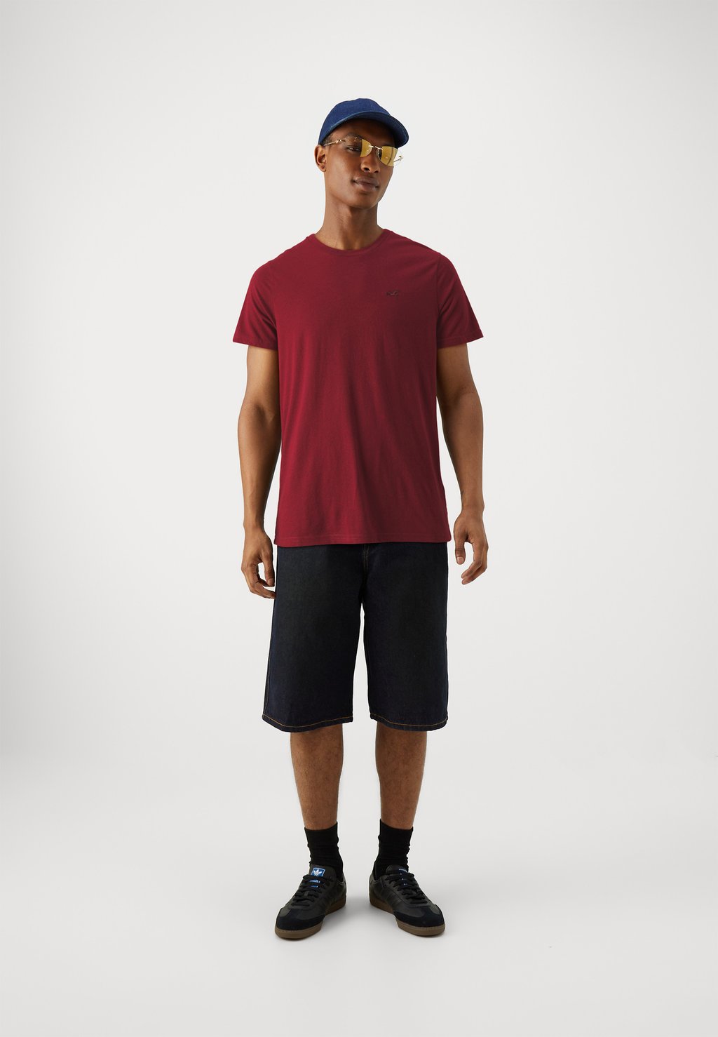 

Базовая футболка Hollister Co., мультиколор Icon Crew 3 Pack