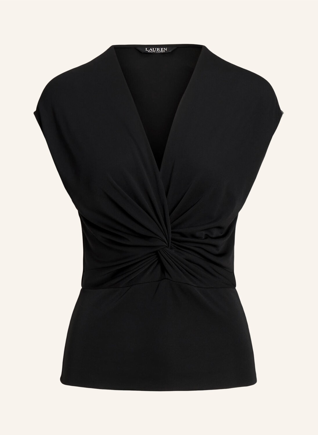 

Блуза топ LAUREN RALPH LAUREN aus Jersey, черный