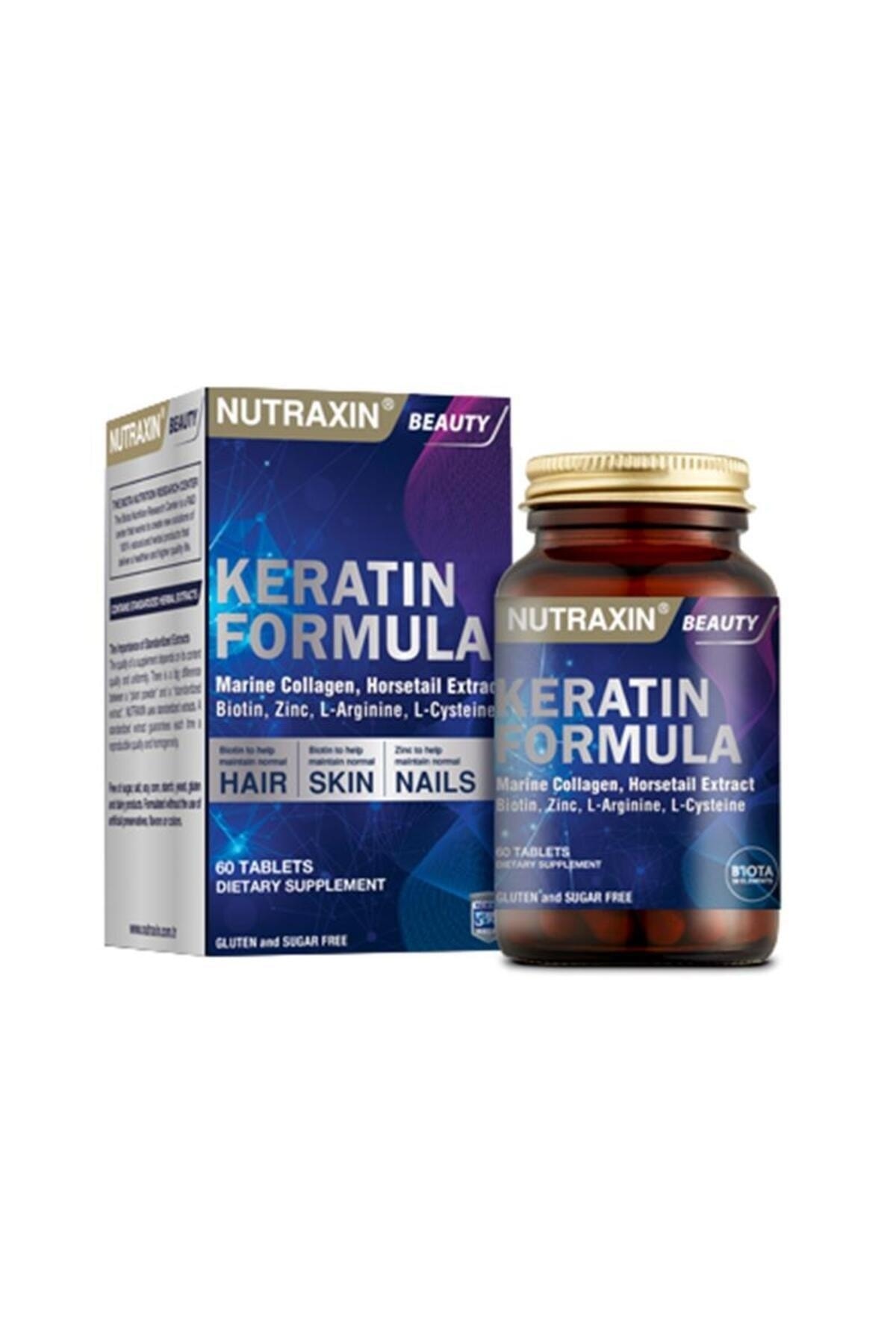 

Nutraxin Кератин Формула 60 Таблетка