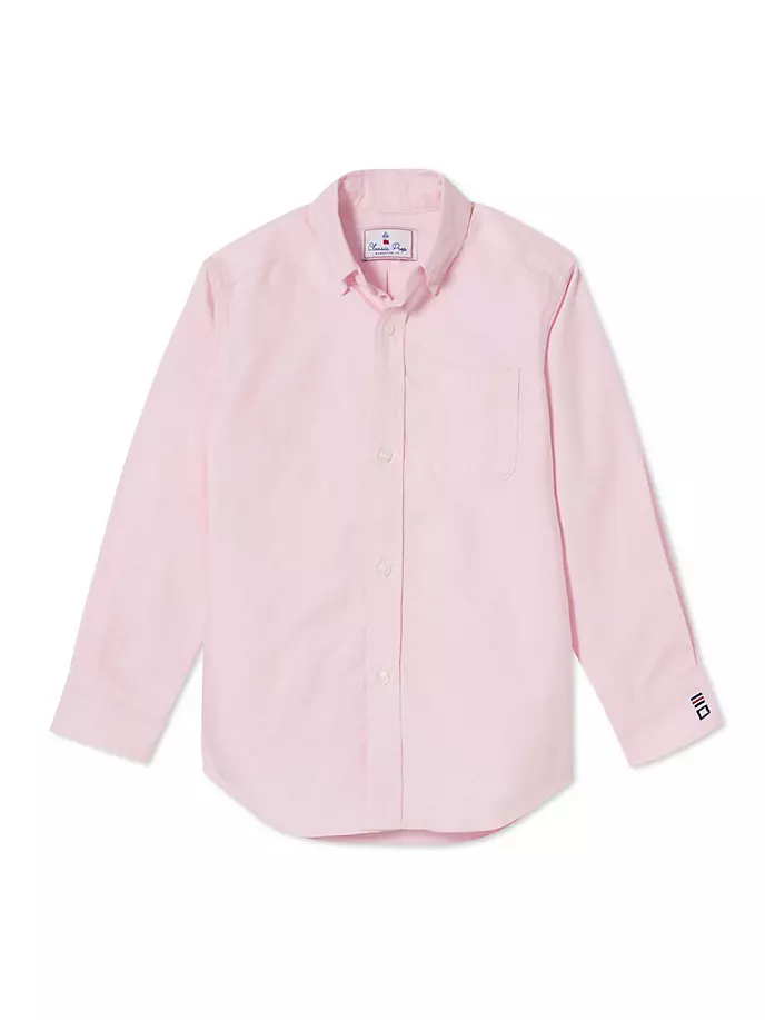 Оксфордская рубашка на пуговицах Little Boy's & Boy's Owen Classic Prep, розовый