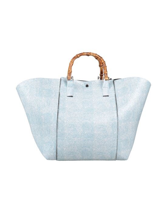 Сумка LA FILLE des FLEURS, голубой сумка шоппер синтетический материал синий