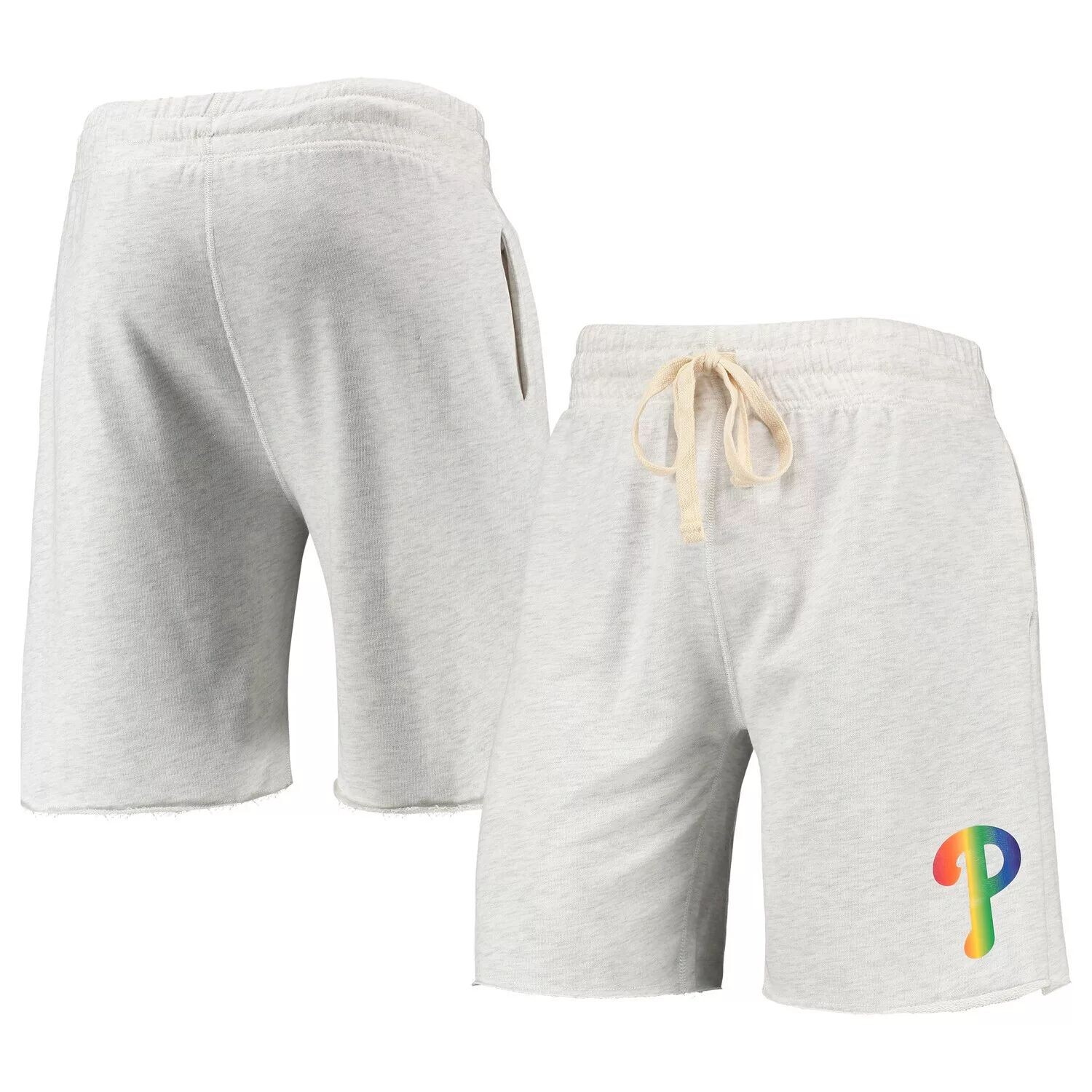

Мужские шорты Concepts Sport Oatme Philadelphia Phillies Mainstream с логотипом Terry Tri-Blend