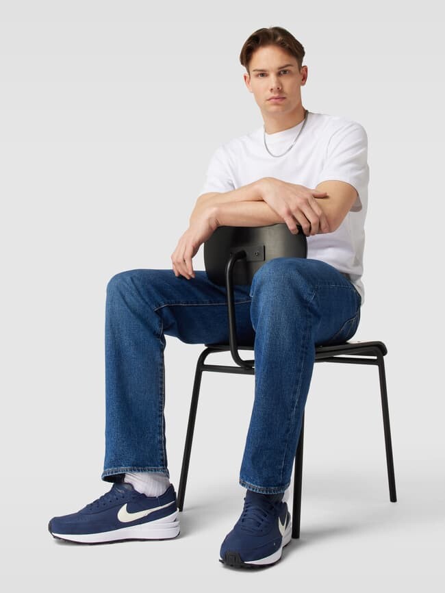 

Кроссовки с детализацией лейбла модель "Waffle One" Nike, темно-синий