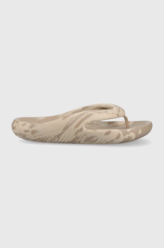 

Мягкие шлепанцы с мраморной отделкой Crocs, серый