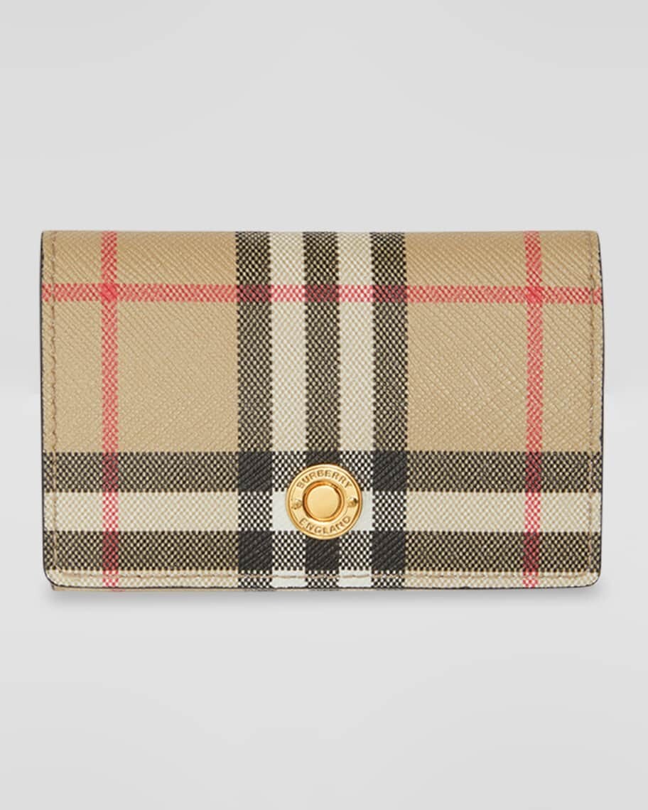 

Винтажный бумажник в клетку Lark Archive Burberry