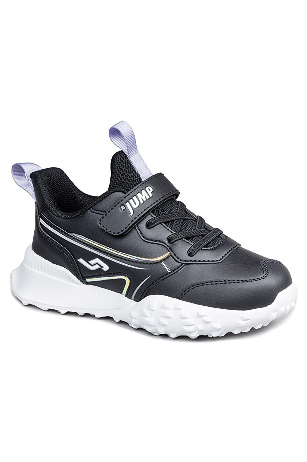 Детская спортивная обувь унисекс Jump, черно-фиолетовый