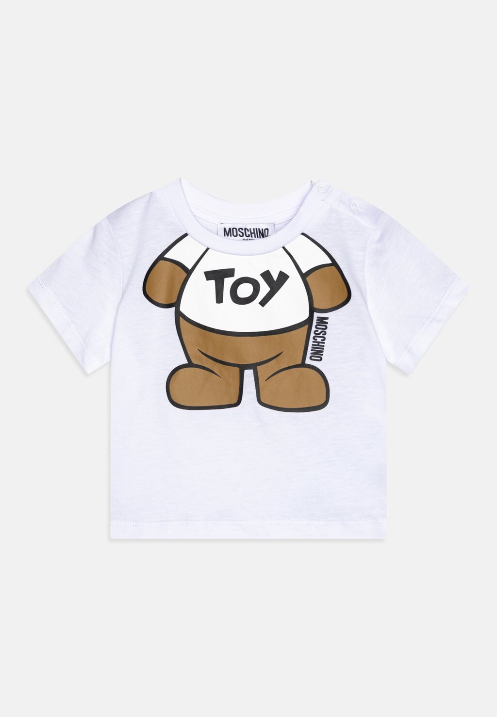 

Футболка с принтом BABY UNISEX MOSCHINO, цвет bianco ottico