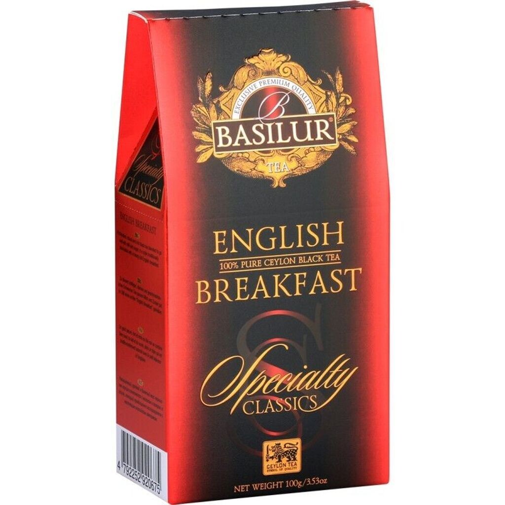

Рожок Basilur-ENGLISH BREAKFAST - 100 г Черный цейлонский высокогорный чай
