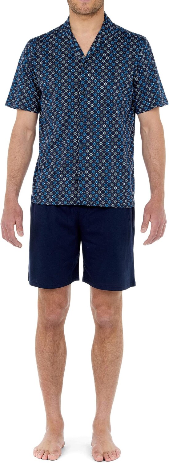 

Короткая пижама Marvin HOM, цвет Navy Print