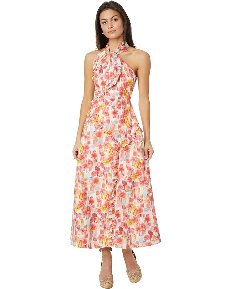

Платье en saison Giada Midi, цвет Coral Multi