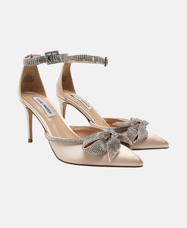 

Сандалии с ремешком на щиколотке Steve Madden, цвет Champagne